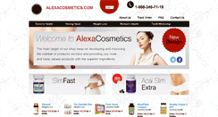 Desktop Screenshot of alexacosmetics.com